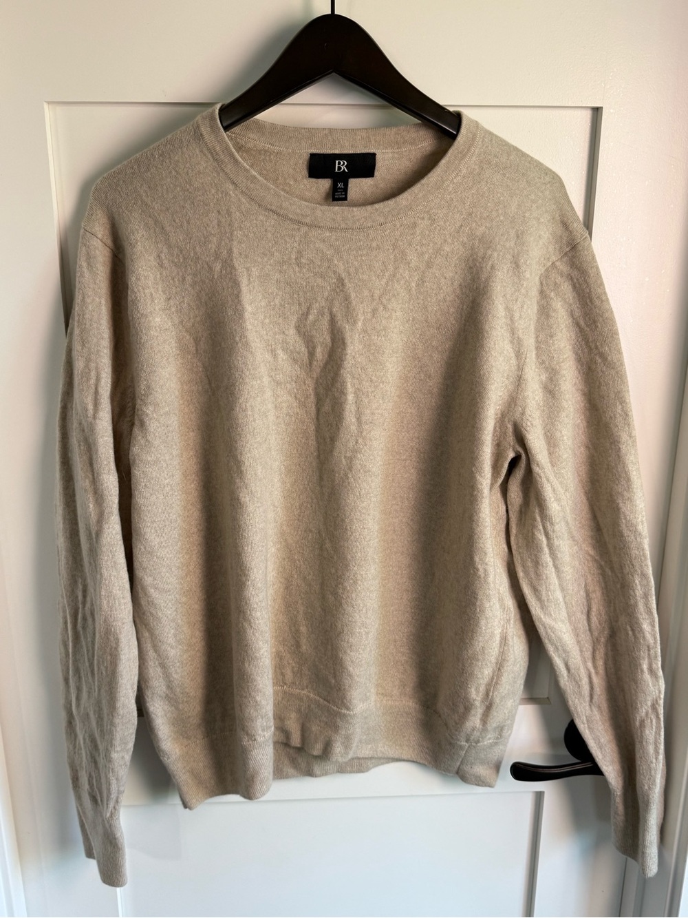 Banana Republic Men's Crewneck Sweater in Oatmeal Beige